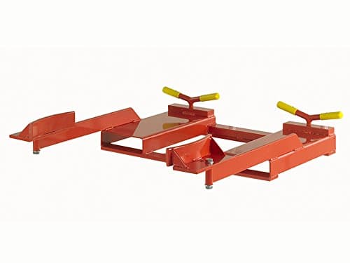 The Workplace Depot Short Plastic Drum Clamps Fork Lift Attachment