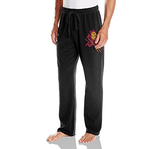 Ano Men's Sweatpants Arizona State University Sun Devils 02 Black Size L