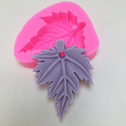 Leaf pendant aroma wax tablets silicone mold Handmade crafts wax gypsum silicone mold car decoration ornaments gift