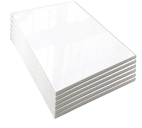 AmDiv Royal Art Canvas Pre-Stretched Ready for Painting, 40 x 50 cm (15 ¾ x 19 11/16")100% Cotton, For Acrylic Paint, Oil Paint & Wet or Dry Media, For the Professional Artist, Hobbyist or Kids (6 PK)