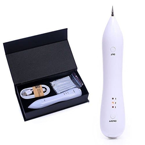 Professional Dot Mole Removal Set-Freckle Age Spots Tattoo Removal Portable USB Charging Machine Kit-No Bleeding