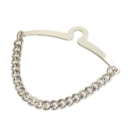 AMANOGAWA Chain Tie Clip Narrow , Silver