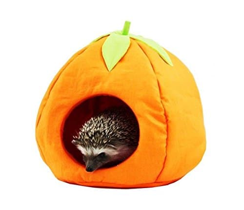 DOCHI QUEEN Soft-persimmon Beds (Cotton) for Hedgehogs, Hamsters and Other Small Animals. Easy to Clean. Machine Washable. Water Washable. Hand-made.HIDE OUT.