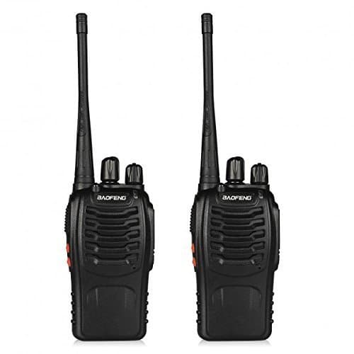 Finicky World BF-888S UHF 400-470MHz CTCSS/DCS Handheld Amateur Radio Tranceiver Walkie Talkie Two Way Radio Long Range Black 2 Pack