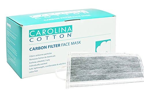 Carolina Cotton Carbon Filter Face Mask - 50ct/box