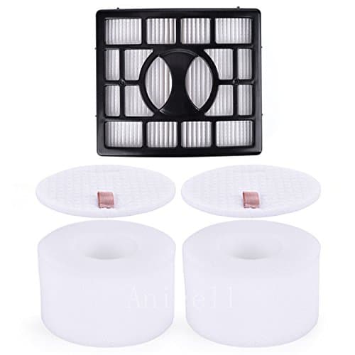 Shark Rotator Powered Lift Away Speed & DuoClean Replacement Filter Set for Shark NV680, NV800 Series, UV810 Vacuum Cleaner - Part # XHF680 & XFF680, includes 1 HEPA Filter and 2 Foam & Felt Filter