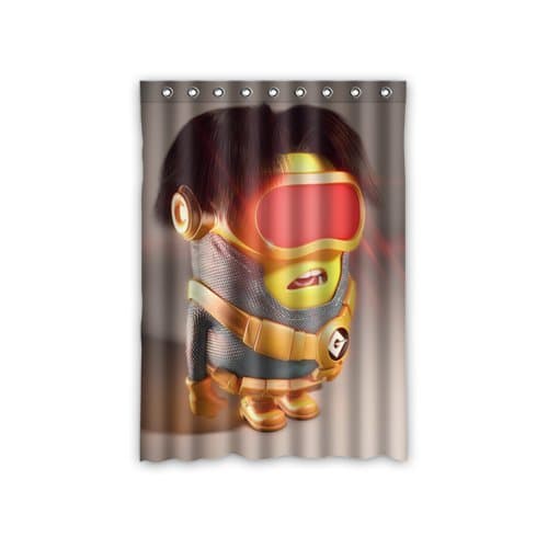 Personalized Custom Cyclops Funny Minions Window Curtains/Drape/Panels/Treatment Thermal Insulated Blackout Window Curtains 52" x 72" Inch