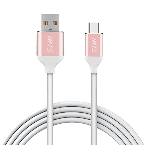 INTS Type C Cable Hi-Speed USB Type C to Type A Cable Fast Charging Data Sync Braided Cable for MacBook Samsung S8 S8+Nexus LG (Pink 3.93ft)