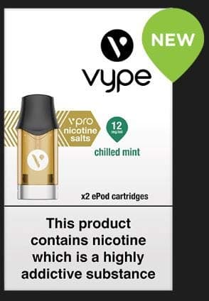 VYPE ePod Cartridges Vpro Chilled Mint 12mg