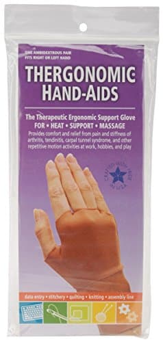 Source MarketingThergonomic Hand-Aids Support Gloves 1 Pair Large