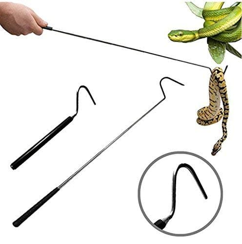 YEIU Collapsible Snake Hook,Catch And Handle Corn Snakes,Kingsnakes, Rosy Boas, Ball Pythons And Other Small Snakes