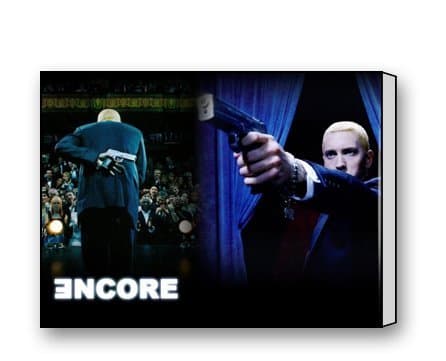 PrettyLee Custom Modern Wall Art Home Decor Canvas Prints Eminem Encore 16 X 12 Inch