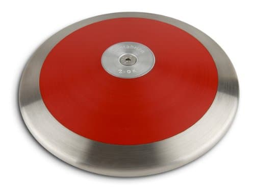 Excalibur Red Lo-spin 2 Kilo College Discus. Highest Quality. One year warranty.