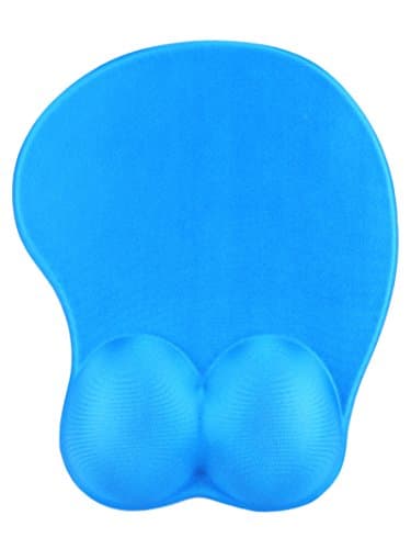 Tangibler-Mouse pad,3D Silicone Wrist Rest Mouse Pad (Azure)