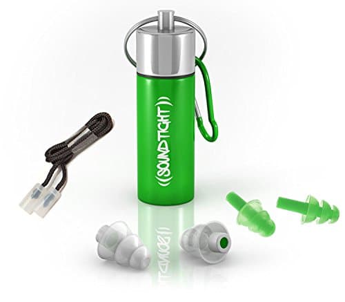 SoundTight – 2 High Quality Ear plugs for Musicians. Designed by Real Musicians. High Fidelity Earplugs Ear & Noise Protection Acoustic Filters that Reduce Volume