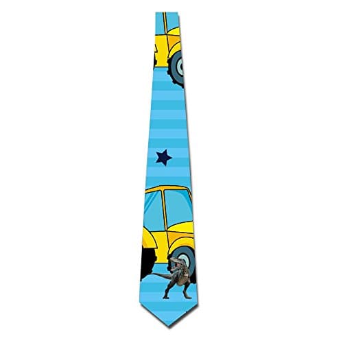 Dinosaur Mens Creative Tie Necktie,Great For Missions