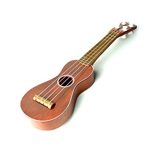 AooZet Simulation orange mini strings can play guitar musical instrument toys children's educational early childhood Kidi Musical Guitar Band