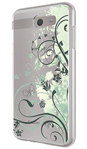 Samsung Galaxy J7 Sky Pro Case, Galaxy Halo Case, Galaxy J7 Perx Case, Galaxy J7 V Case, Galaxy J7 Prime Case,J7 2017 Case,Jzkjfly Ultra slim two in one painted transparent protective case