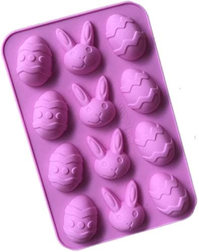 Easter Eggs Egg Bunny Rabbit Party Silicone Mould Fondant Cake Decorating Topper