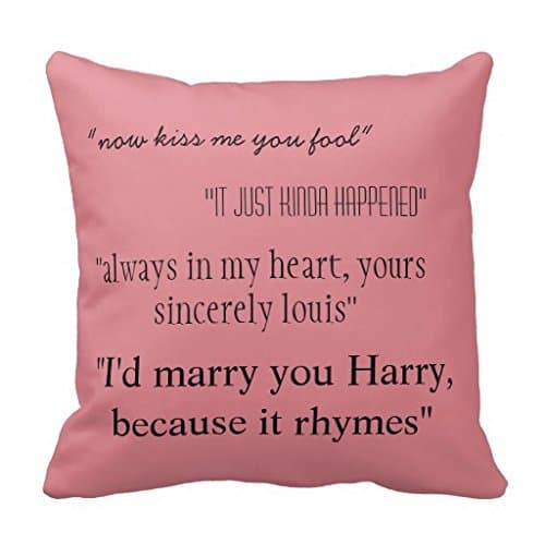 Larry Stylinson I Ship It And Quotes Pillow Case