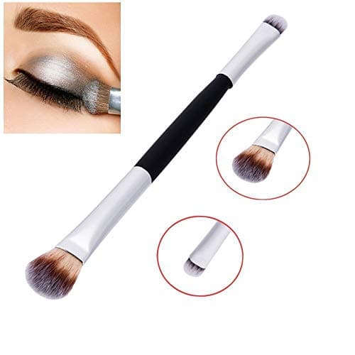 Blending Double-Ended Cosmetic Makeup Powder Foundation Eye Eyeshadow Brush Tool