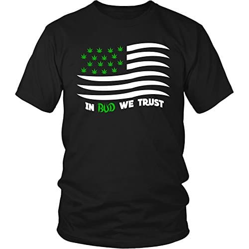 Marijuana Flag Shirt - In Bud We Trust