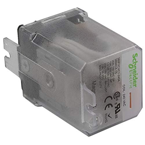 Enclosed Power Relay, 8 Pin, 120VAC, DPDT