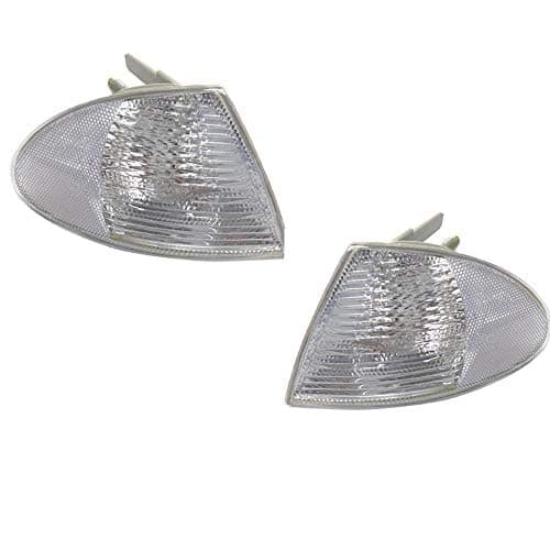 Ancher 1 Pair Parking Signal Indicator Turn Corner Light Cover for BMW 3 Series E46 Sedan