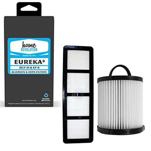 Home Revolution Filter Combo, Fits Eureka DCF21 & EF6 and Airspeed AS1000 Bagless Upright Vacuum Models