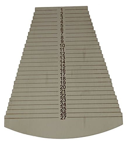 ManOnMoon Stainless Steel Bracelet Bangle Sizer Tool Gauge Metric Size-1 to 27 mm