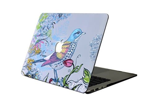 Aomo Colourful Pattern Laptop Hard Shell Plastic Shell Case Cover Adapted For Apple Macbook 12 Inch Retina Display A1534 PU Leather Oil Painting Protective Hard Case