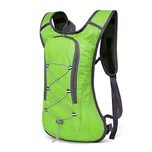Wwhll 8L Breathable Ultralight Bicycle Backpack Bag Hiking Backpack Bicycle Bag Water Bag Bicycle Bag Men and Women, Green (Green) - WWHLLbdswer09