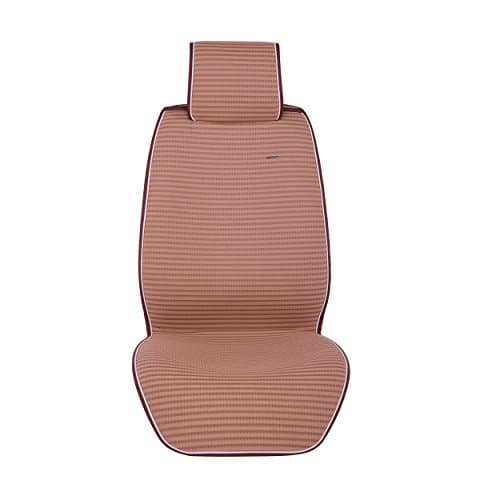 Beige Car Seat Covers Protector Driver Full Set SUV Bucket Seat Leather With Armrest Universal Fit Buick Encore Verano Lacrosse Regal Envision/Dodge Journey Charger Dart Avenger/Mazda 2 3 6 CX3 CX5