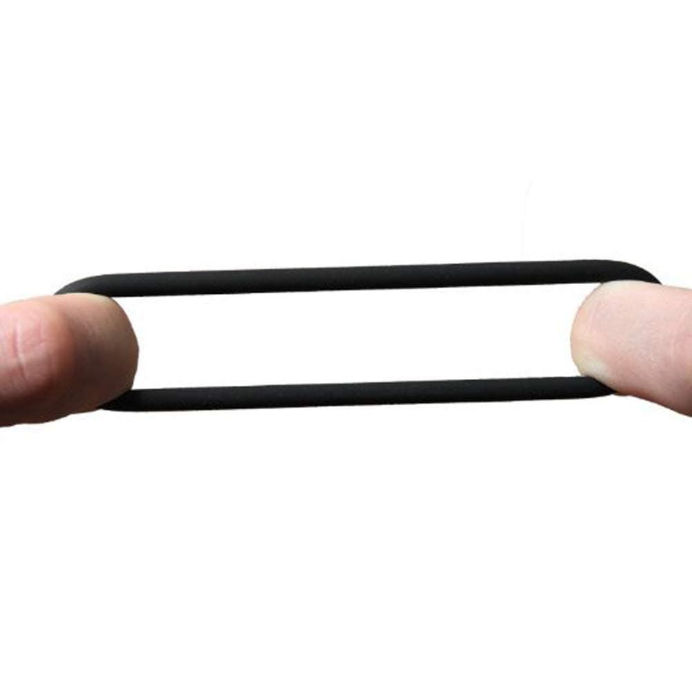 WELLGSHING Silicone Ring Men Soft Time Delay Silicone Enhanchment Bands Gel Hoop for Keeping Long time (3pcs)