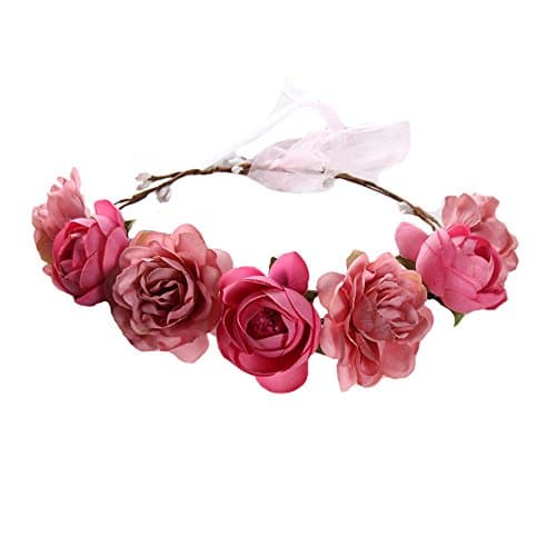 Flower Headband Exquisite Boho Crown Wreath or Spring Tourism Wedding Festivals Party Photography