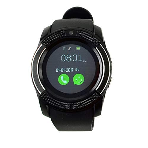 Cabriza VX8 Bluetooth Smart Wrist Digital Watch with SIM Card Slot, Call, Message and Camera Support Compatible with All Android,iOS & Windows Device (Random Colour)