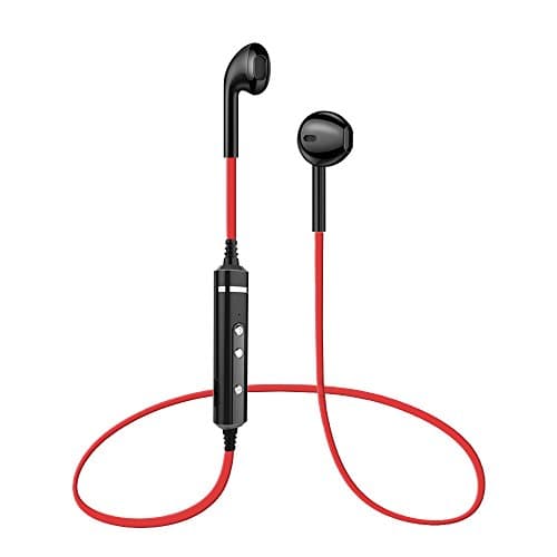 Bluetooth Headphones, Nextamz V4.1 Wireless Earbuds Built in Mic, Snug and Comfortable Fit for Sports & Exercise (IPX5 Waterproof, Stereo, In-line Control, Noise Cancelling Microphone)