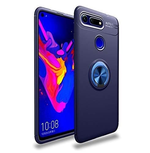 LEMCAS Sleek AutoFocus 360 TPU Ring Back Case Cover for Honor View 20 - Blue