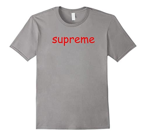 Men's Supreme Shirt (Comic Sans) XL Slate