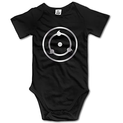 Naruto Sharingan Platinum Style Baby Romper Jumpsuit Black