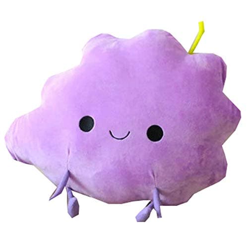 Peacewish Creative Fruit Orange/Peach/Pear/Mango Pillow Cushion Chair Pad Plush Toy Birthday Gift (Grape)