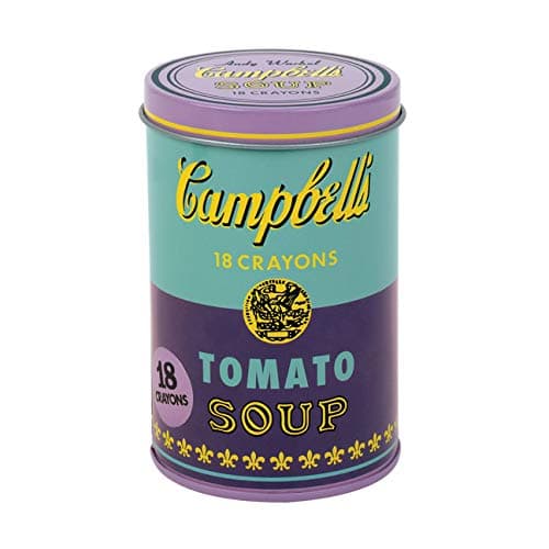 Andy Warhol: Soup Can Crayons Purple