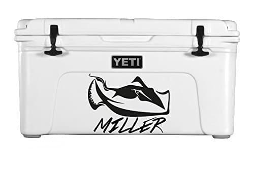 Personalized Vinyl Decal for Yeti Coolers - STINGRAY