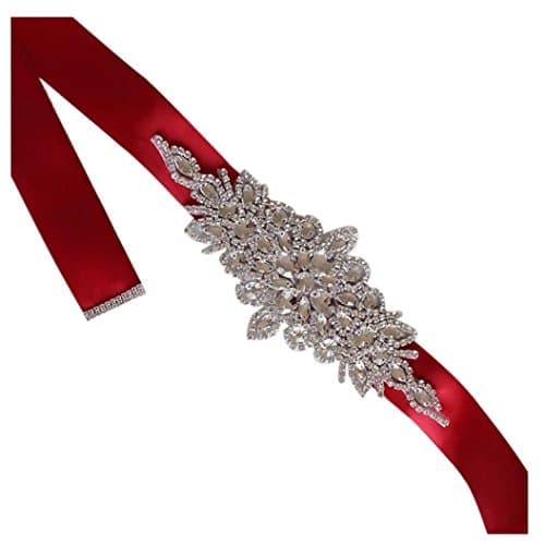 Greenia Women's Crystal Bridal Belt