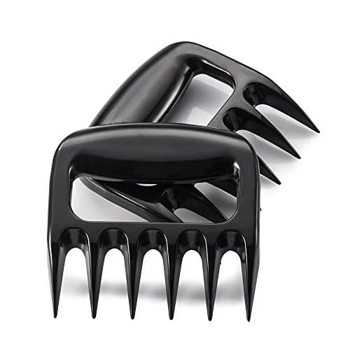 Set of 2 BBQ Meat Pulled Pork Shredder Claws Shredding Handling Carving Food Claw Handler Set for Pulling Brisket from Grill Smoker or Slow Cooker