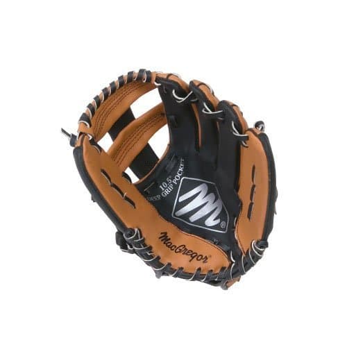 MacGregor Tee Ball Glove, Left Hand Thrower, 10.5-inch, Model: BBFGTBRX, Spoorting Goods Shop