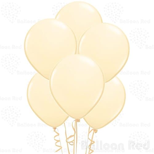 AFTERLOON Biodegradable Balloons Cream 12 Inch 72 Pack, Solid Color Thickened Extra Strong Latex Helium Float, for Baby Shower Gender Reveal Garland Arch Wedding Birthday Party Decorations
