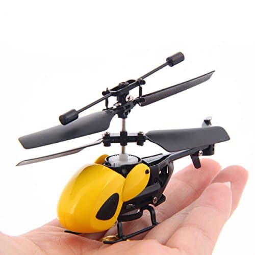Qs Qs5013 2.5ch Mini Micro Remote Control Rc Helicopter (Yellow & Black) by Fitplane
