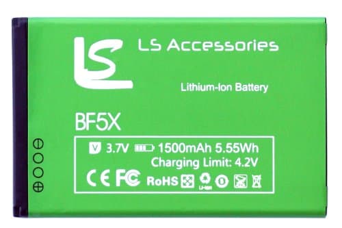 LS Accessories BF5X 1500 mAh Battery for Motorola Droid 3 (XT862), Defy (MB525), Bravo (MB520), and Photon 4G (MB855)