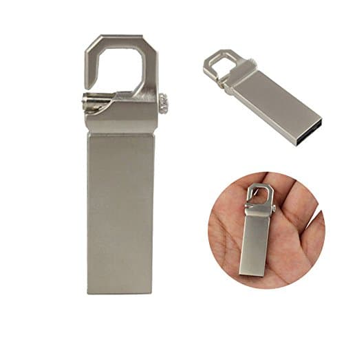 64GB USB FLASH DRIVE METAL KEY CHAIN THUMB DRIVE MEMORY 2.0 SILVER 64GB